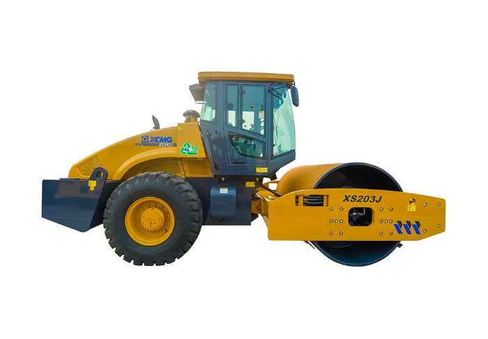 XCMG factory XS203J 20 ton vibratory rc new single drum road roller 